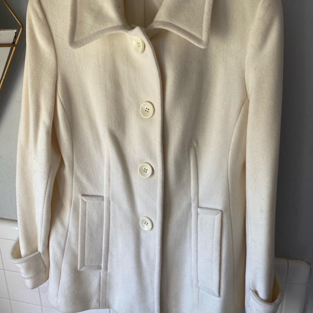 Vintage Anne Klein Wool Pea Coat